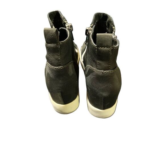 Steve Madden Green Camo Wedgie Sneakers Size 7 - Picture 4 of 5